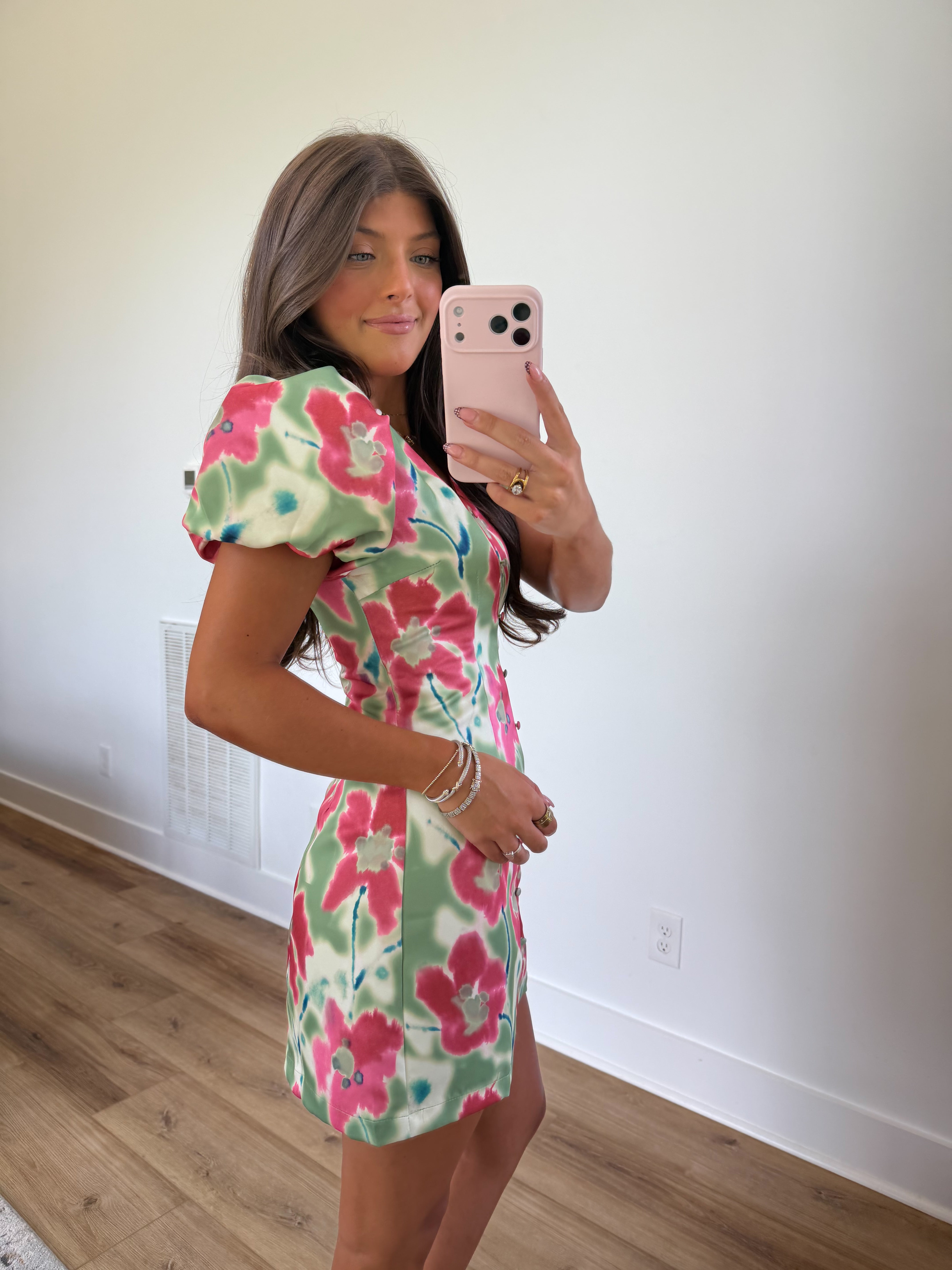 Watercolor Bloom Dress