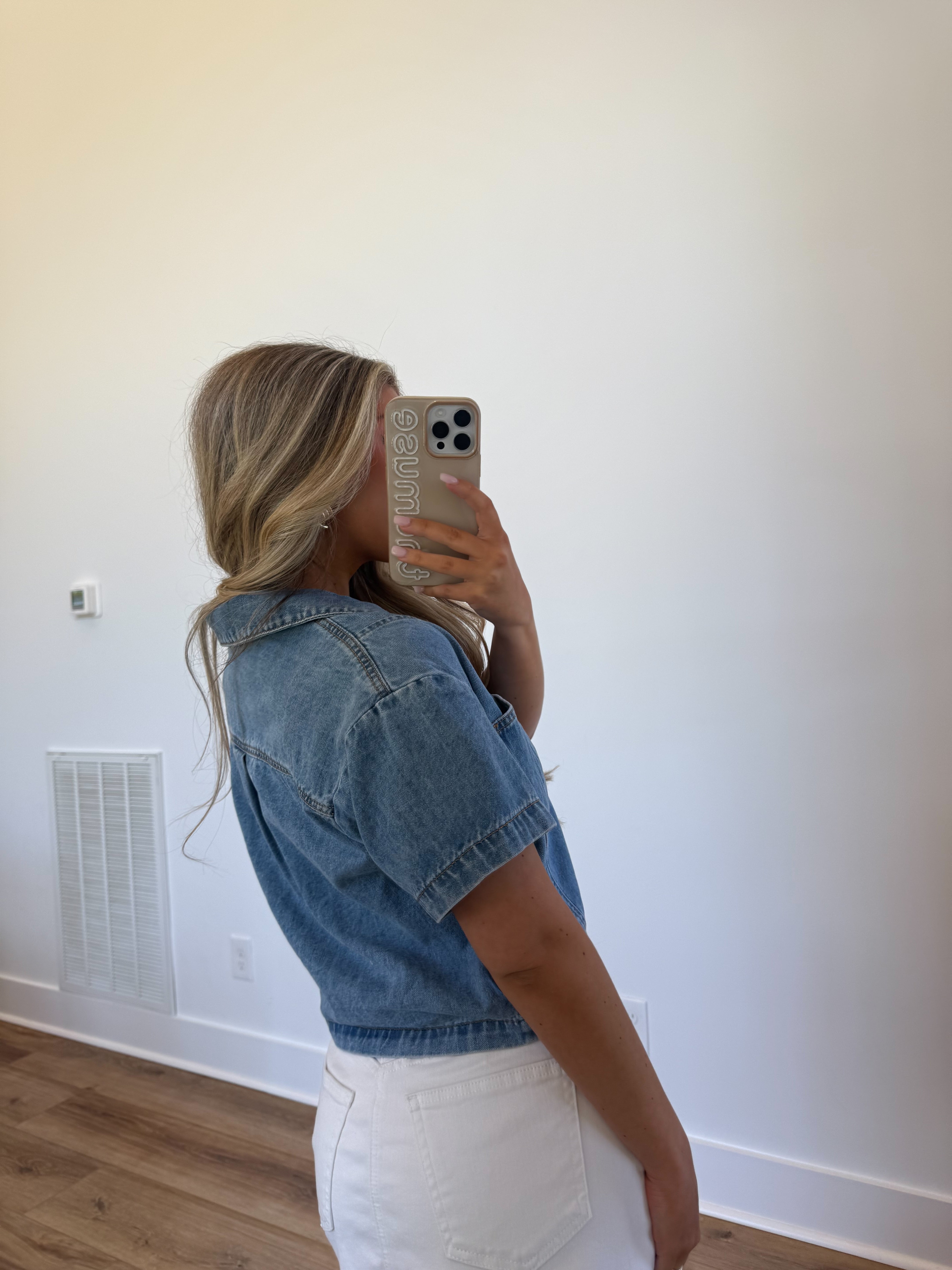 Livvy Denim Top