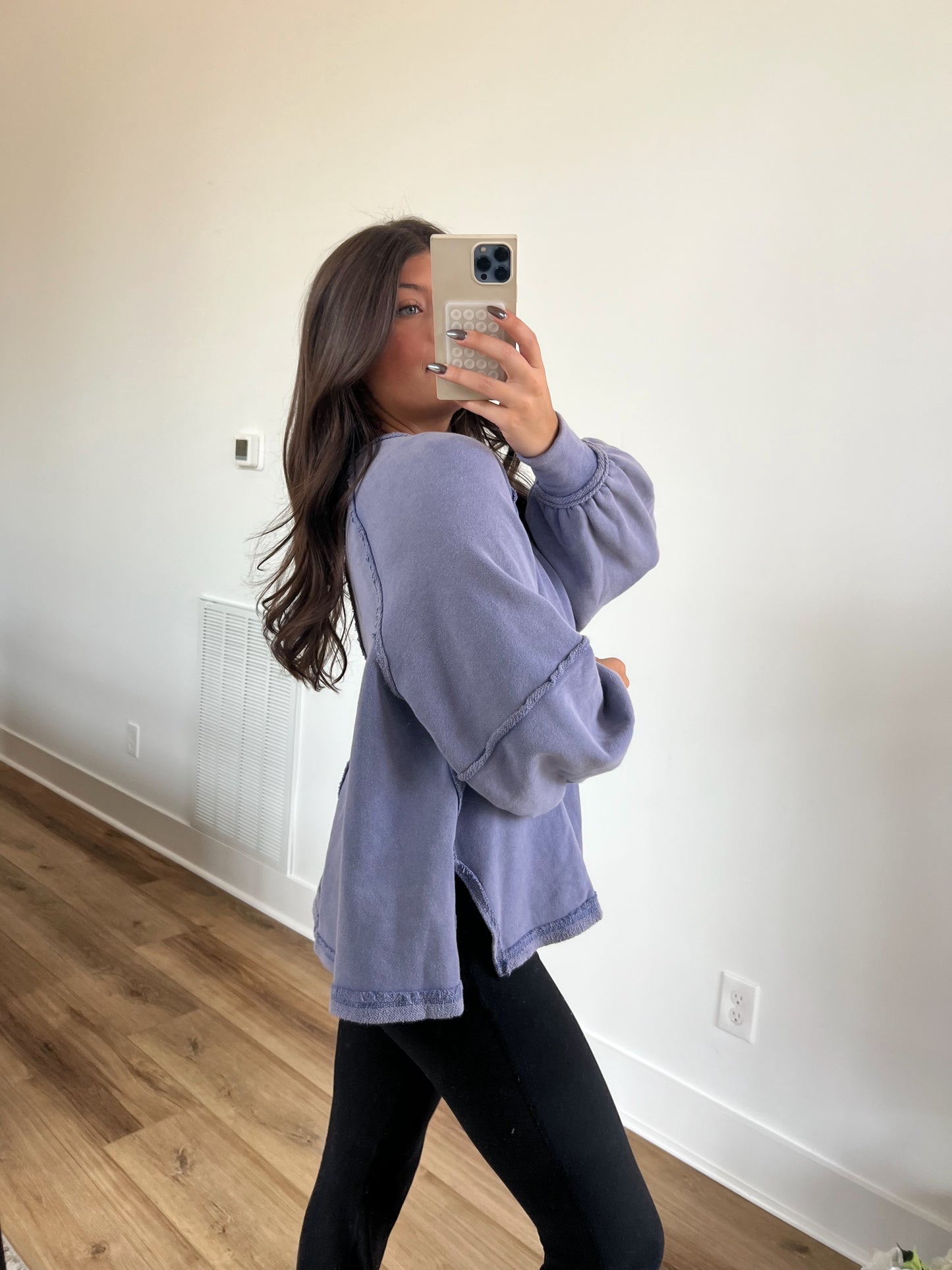 Lavender Oversized Crewneck