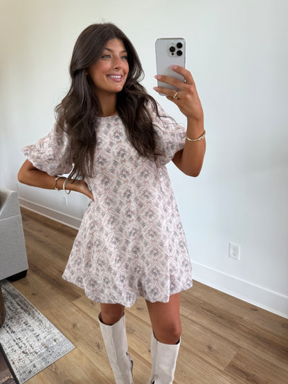 Maple Tied Moments Bubble Dress