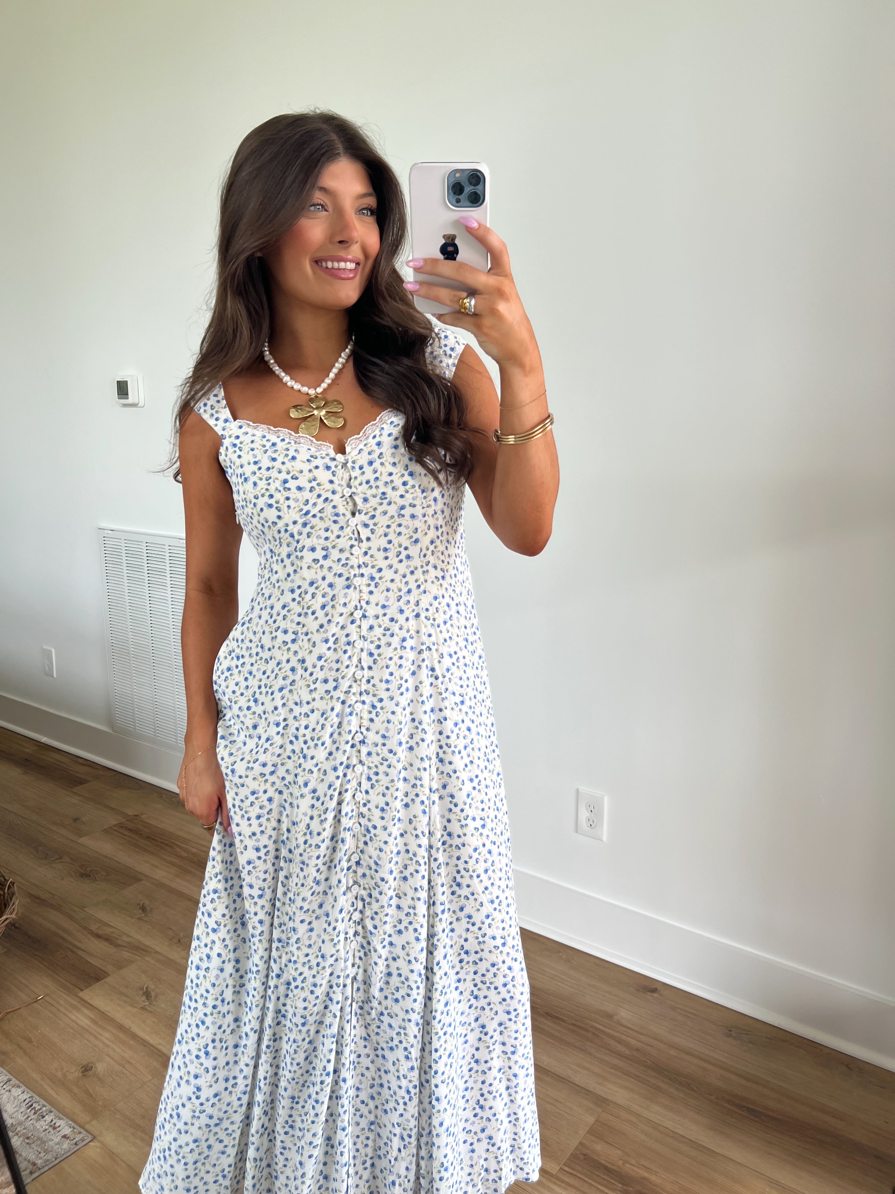 Diana Day Dress (Blue)