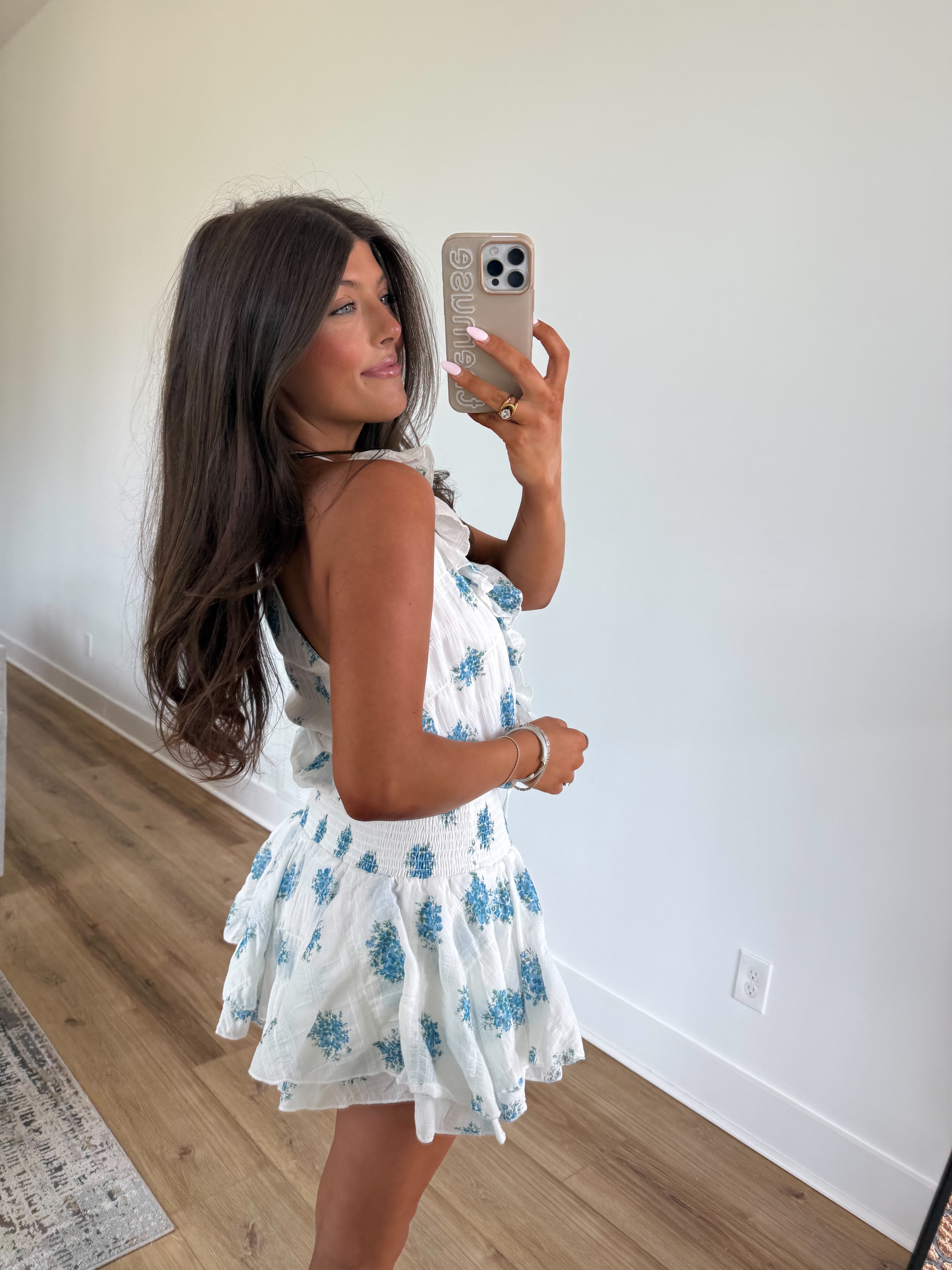 Blue Blossom Romper