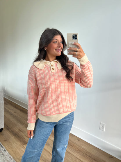 Baby Pink Button Blouse