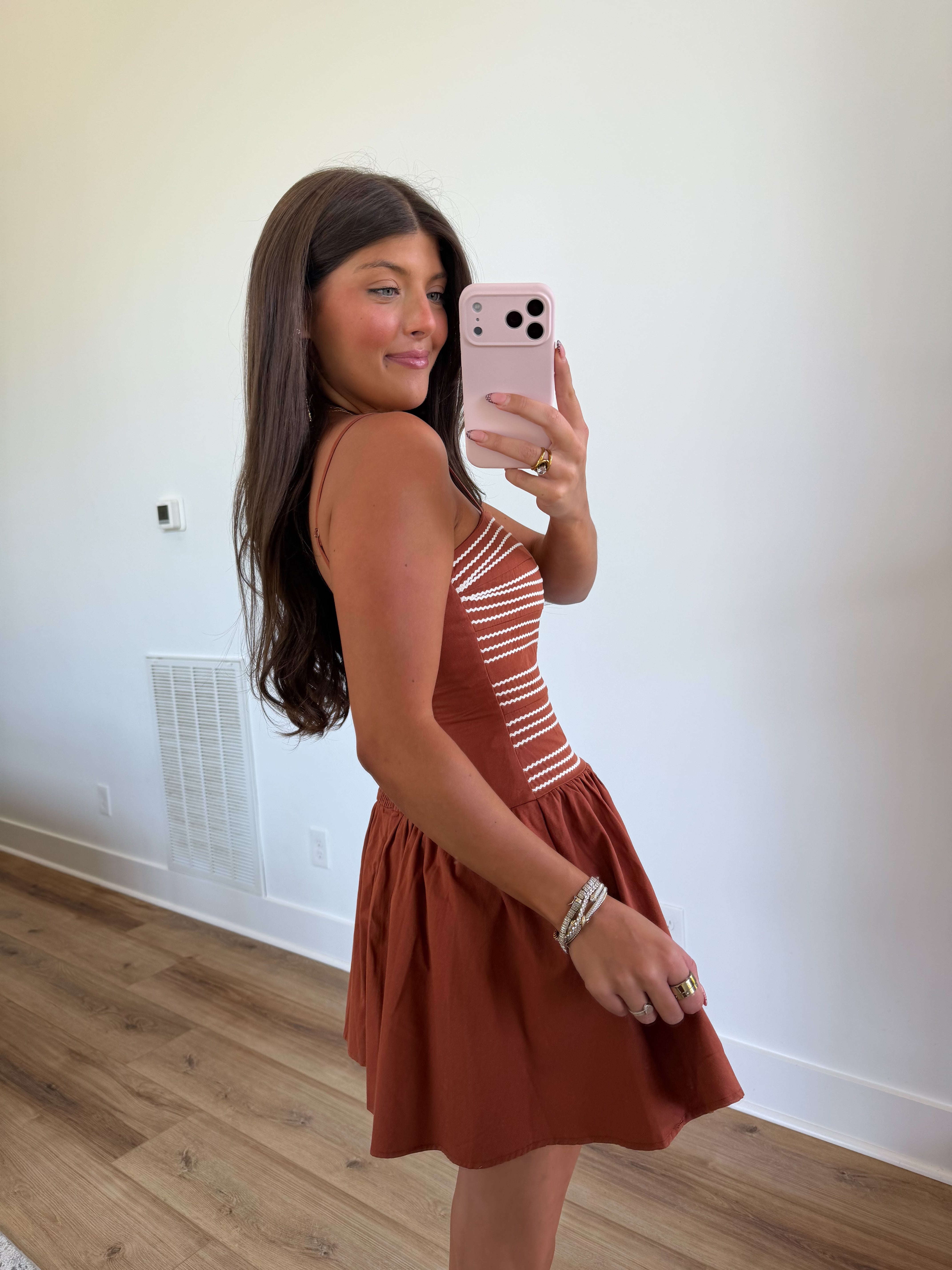 Pippa Mini Dress (Pumpkin Spice)