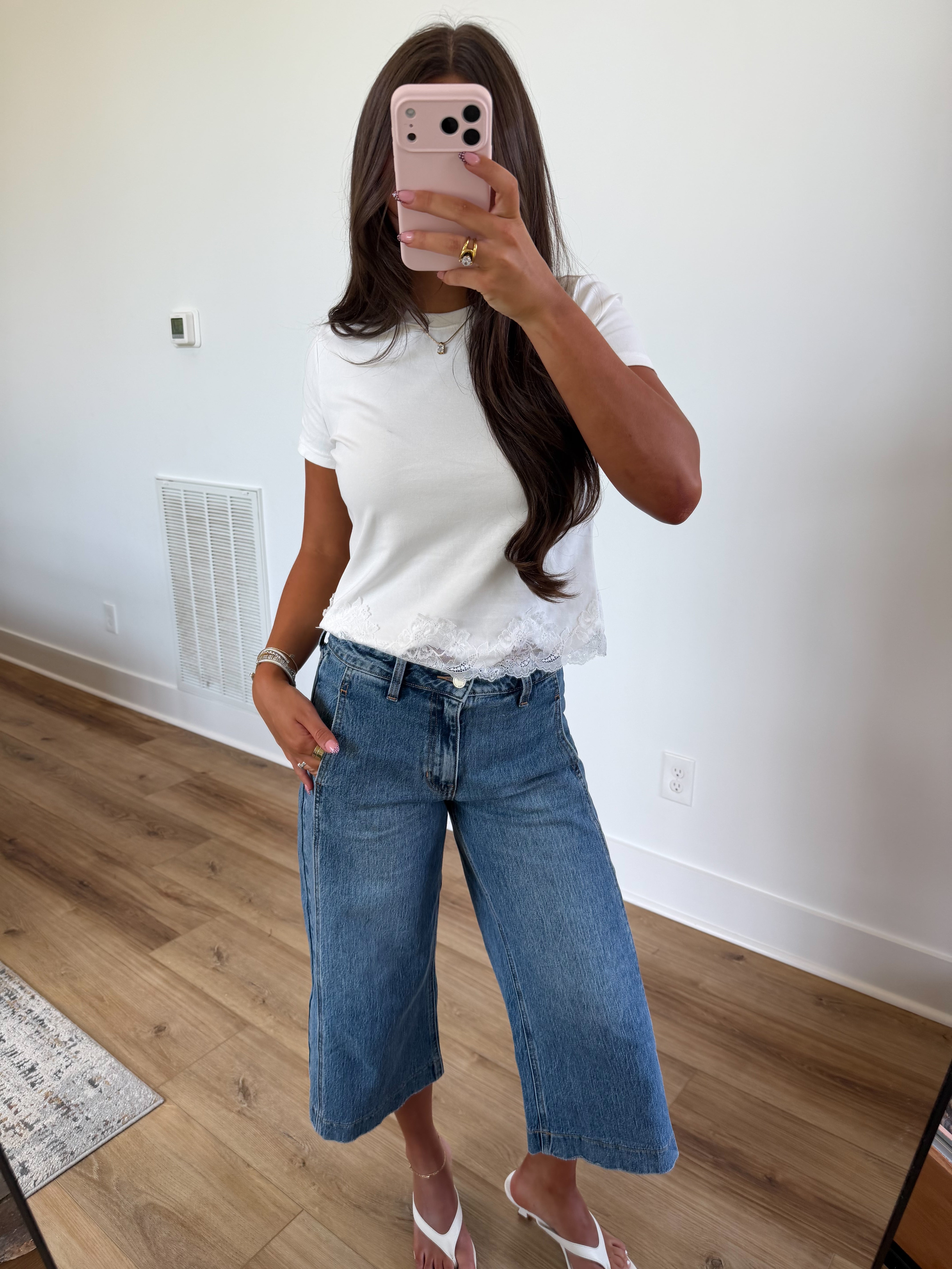 Dark Denim Capris