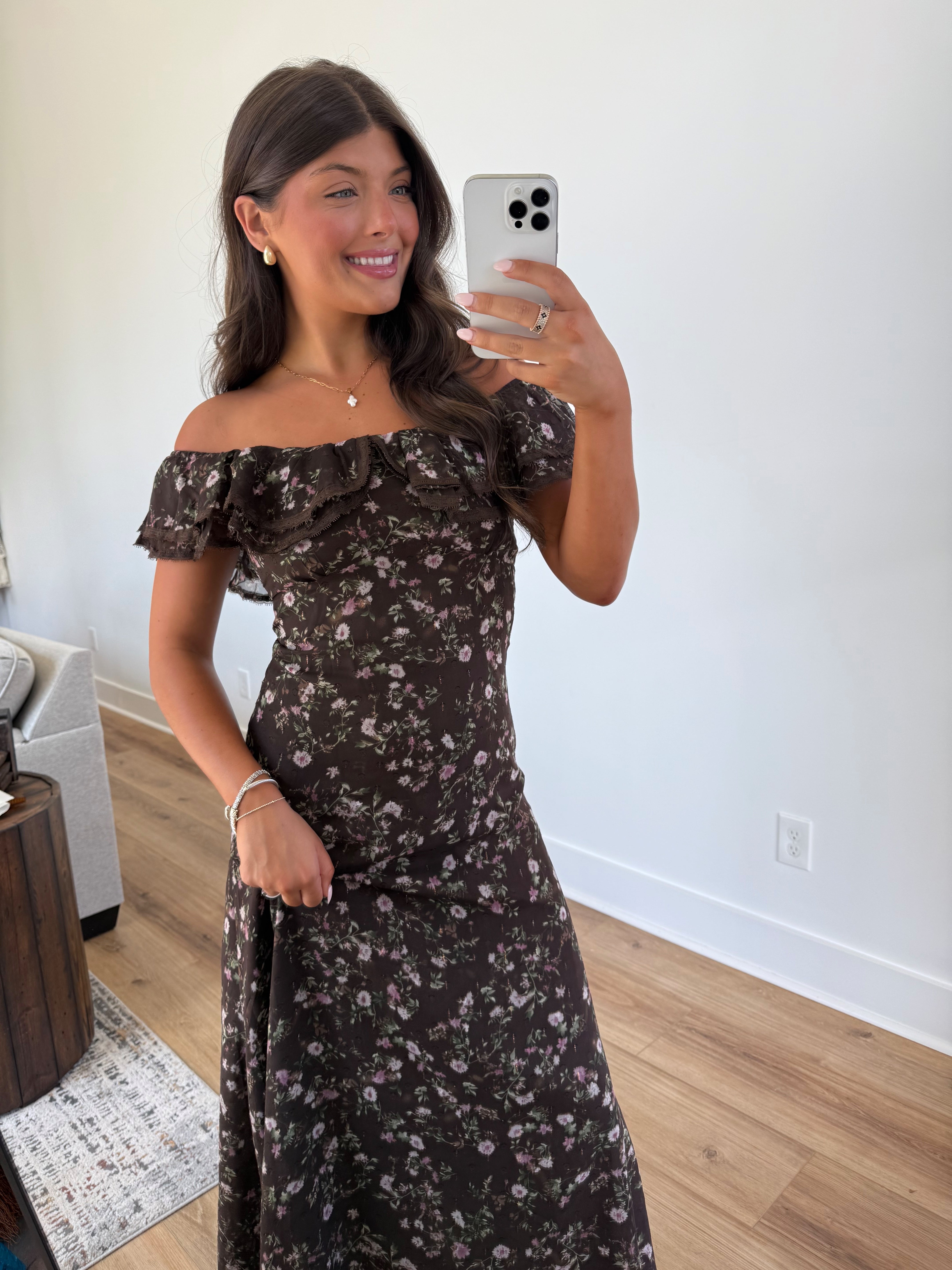 Twilight Bloom Maxi Gown