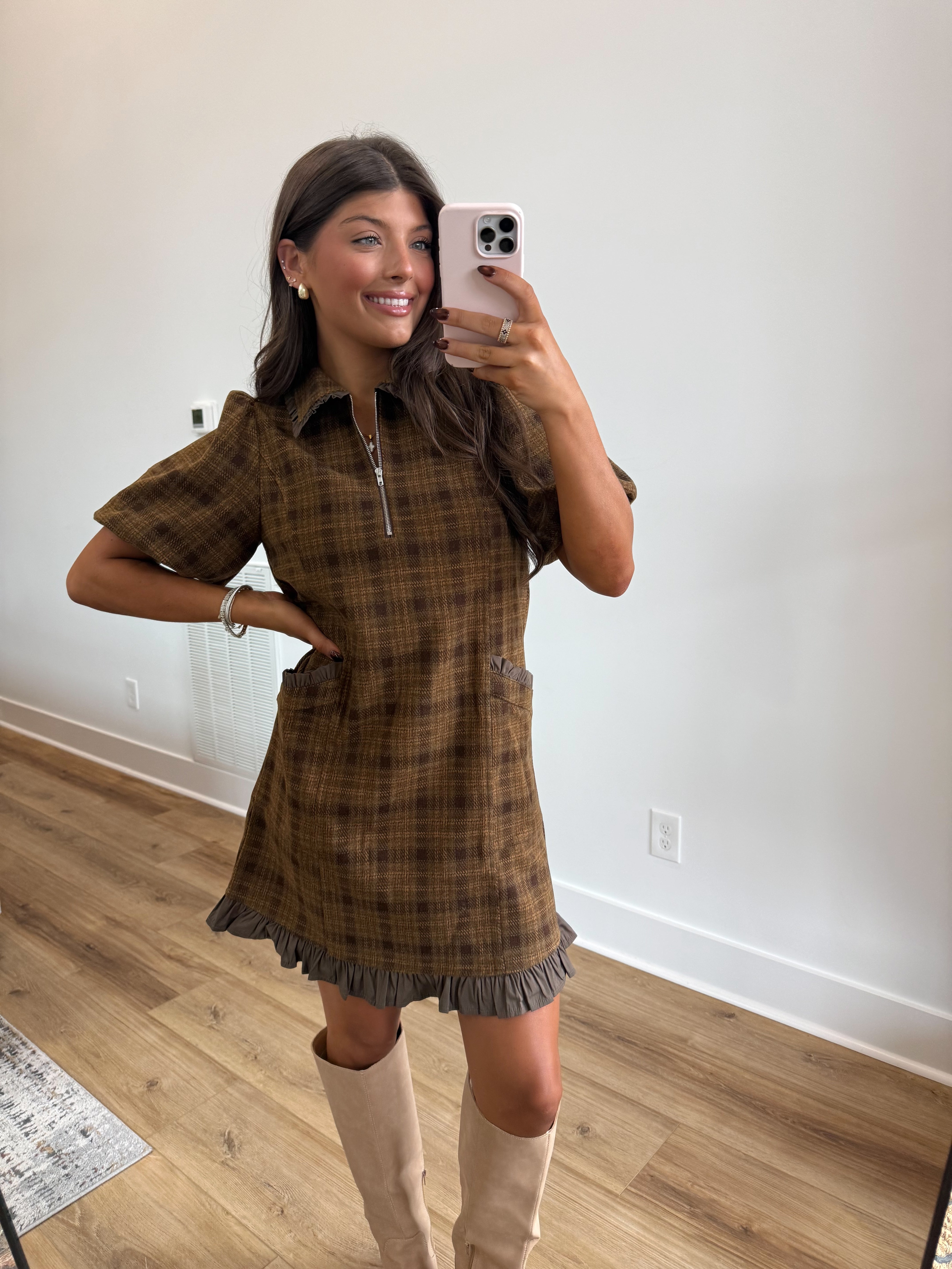 The Clara Plaid Mini