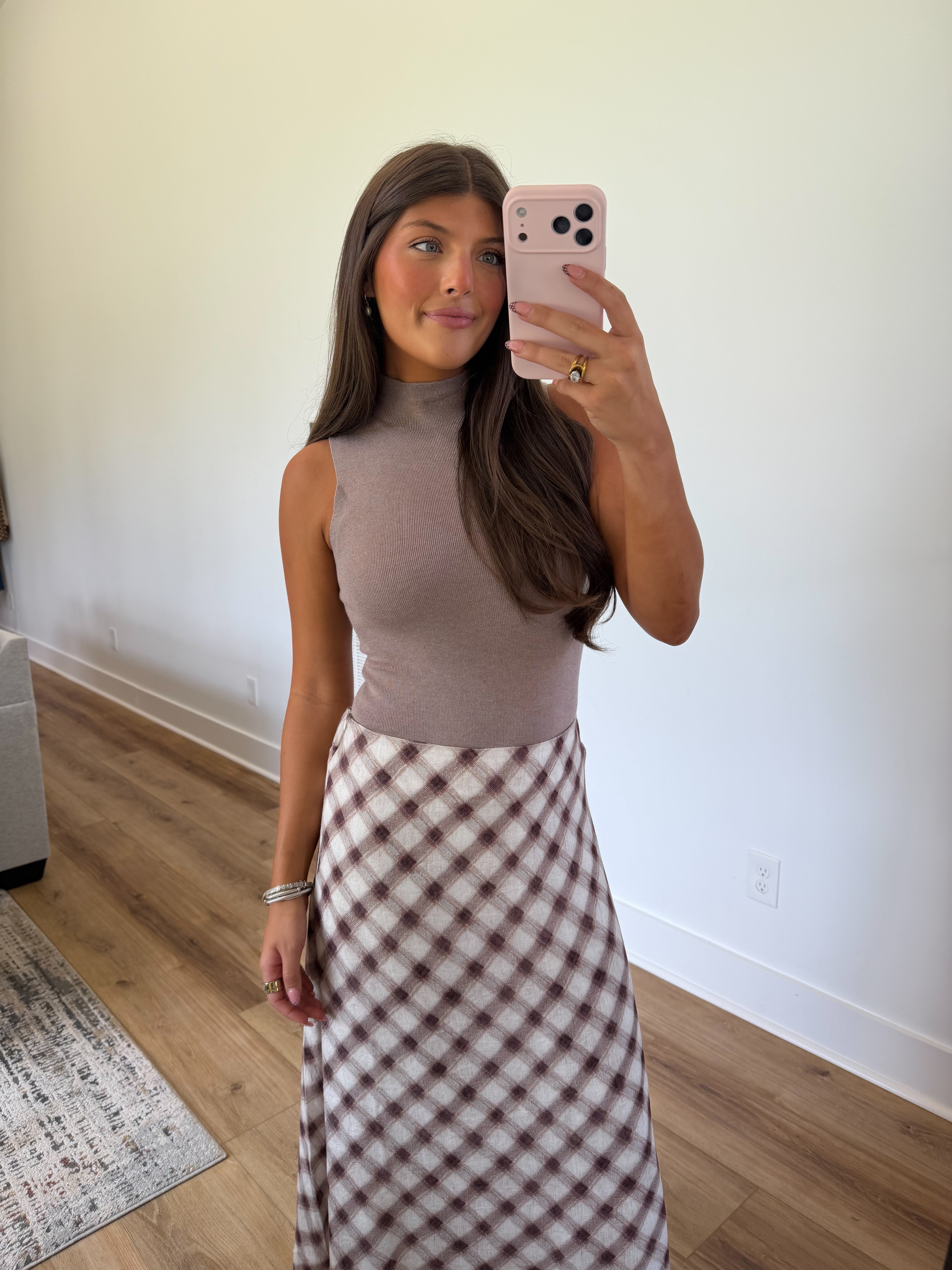 Tan Turtleneck Bodysuit