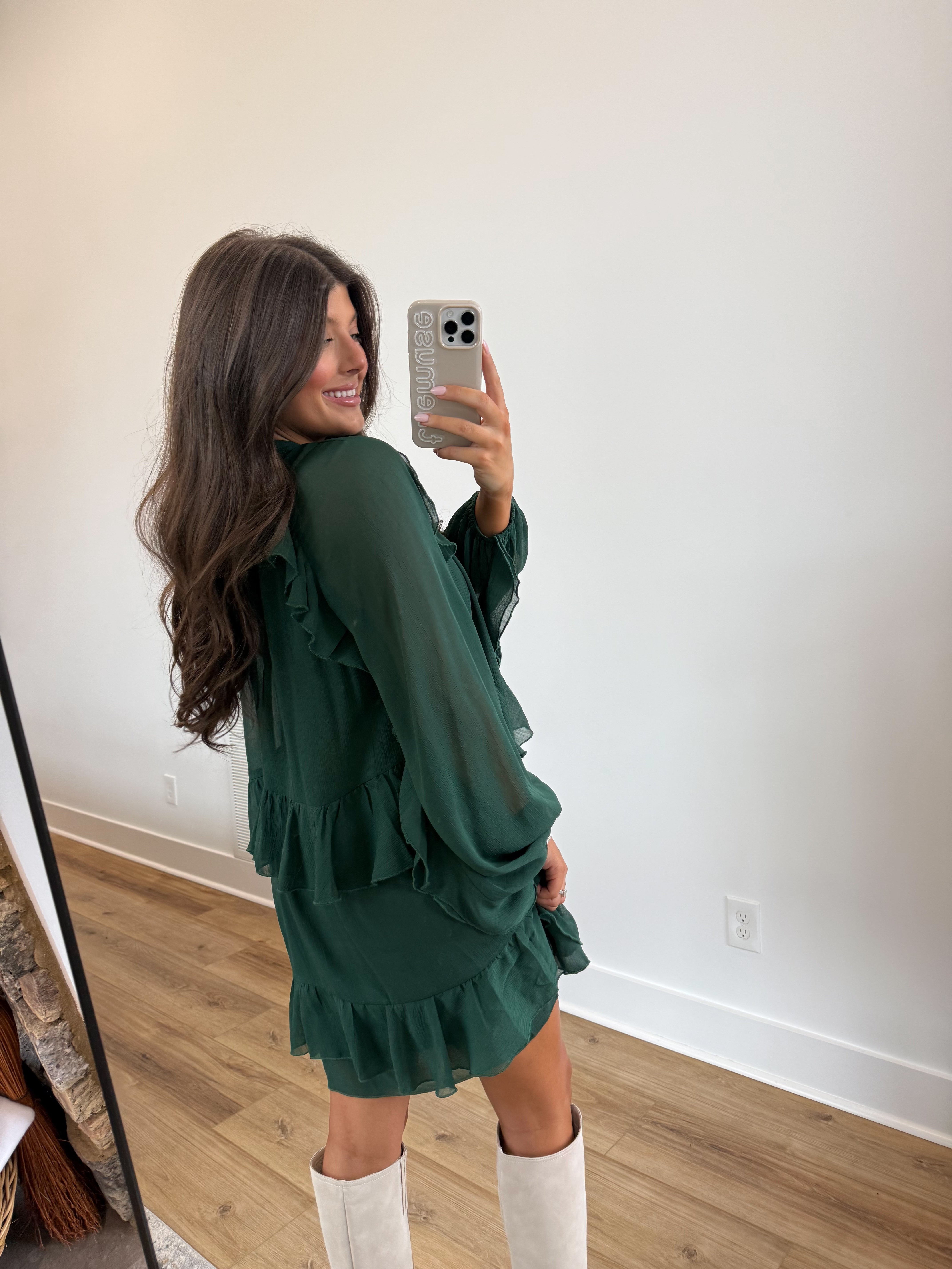 The Emerald Soirée Dress