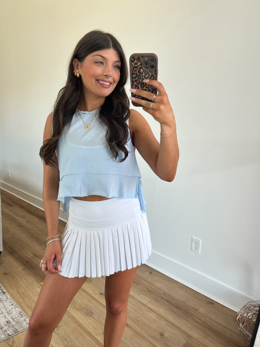 Blue Airy Tank
