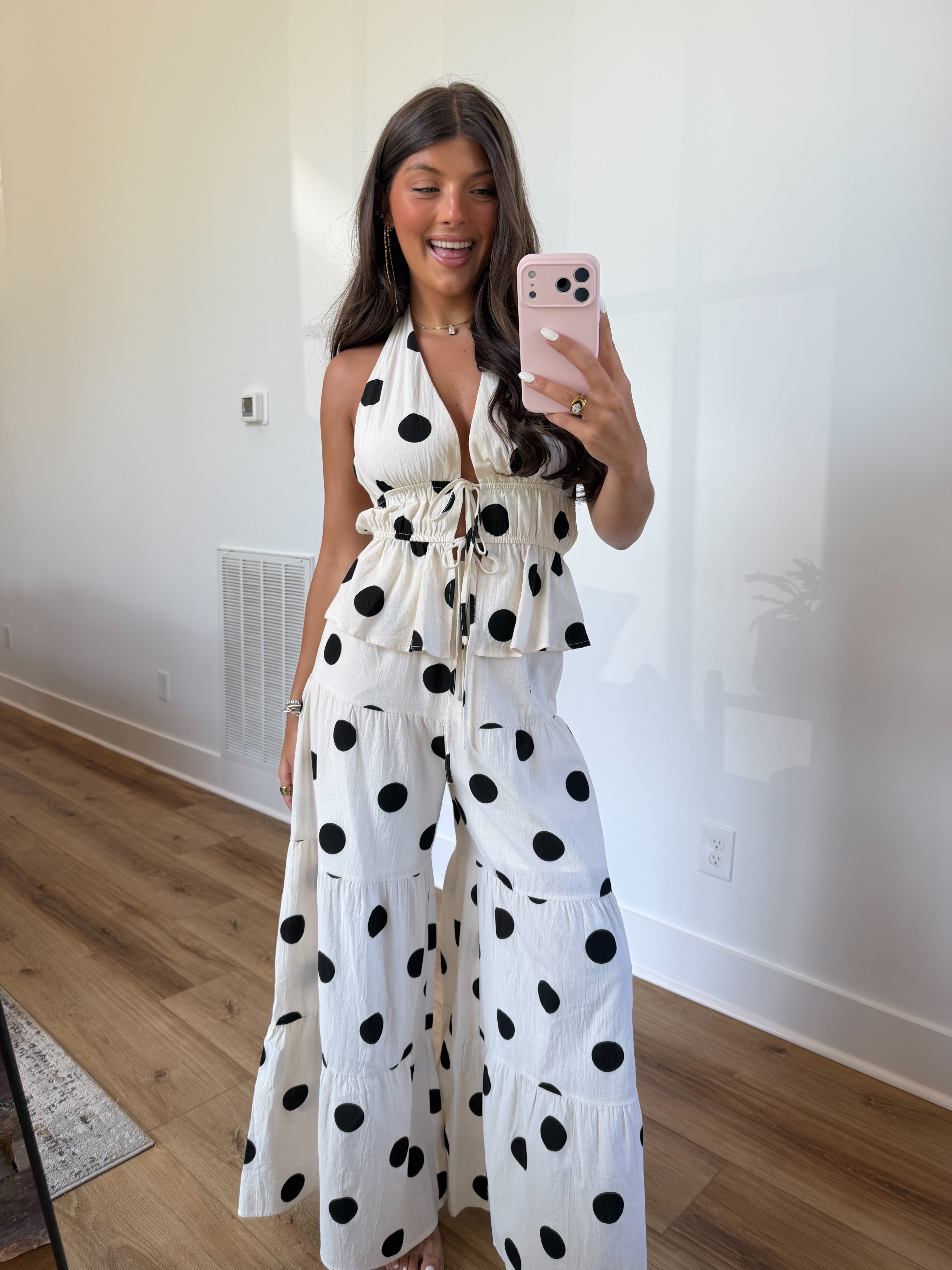 Polka Dot Halter Set
