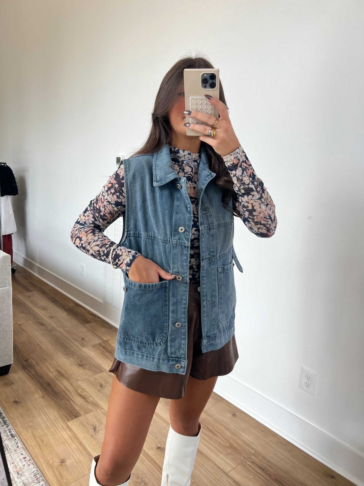 Essential Denim Vest