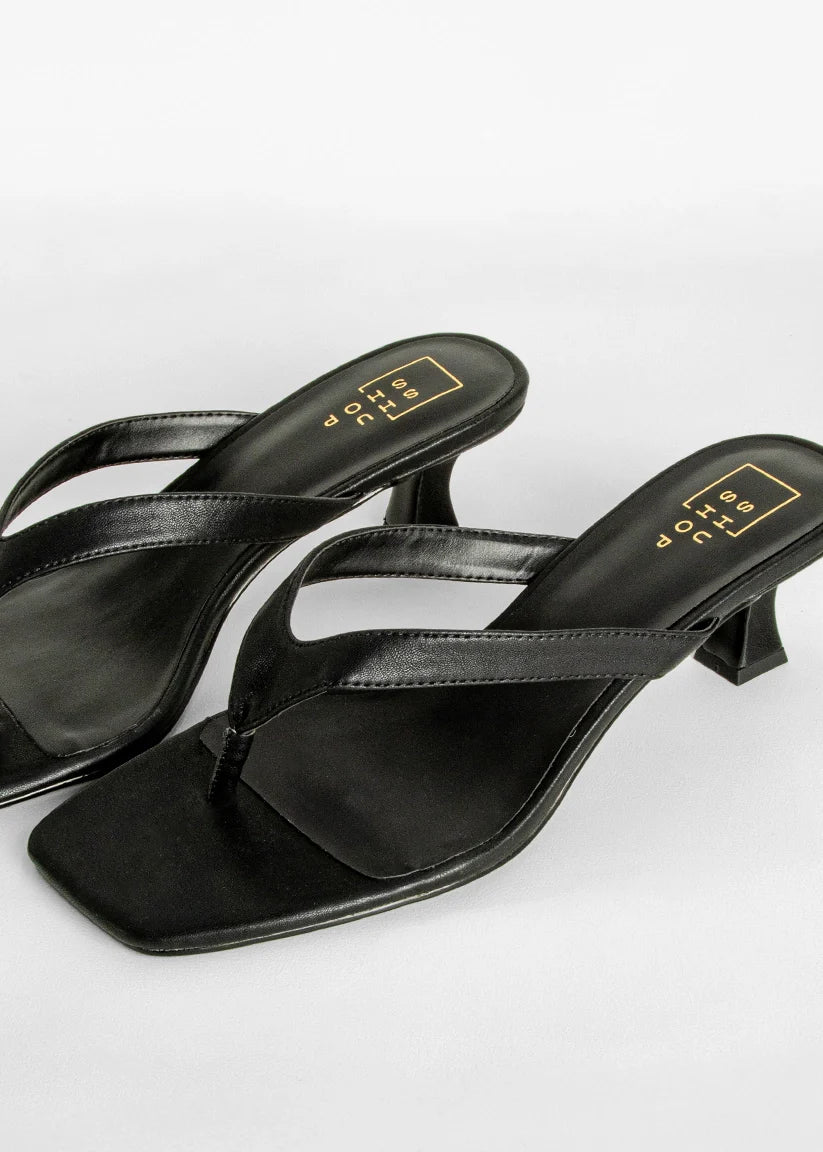 City Chic Kitten Heel (Black)