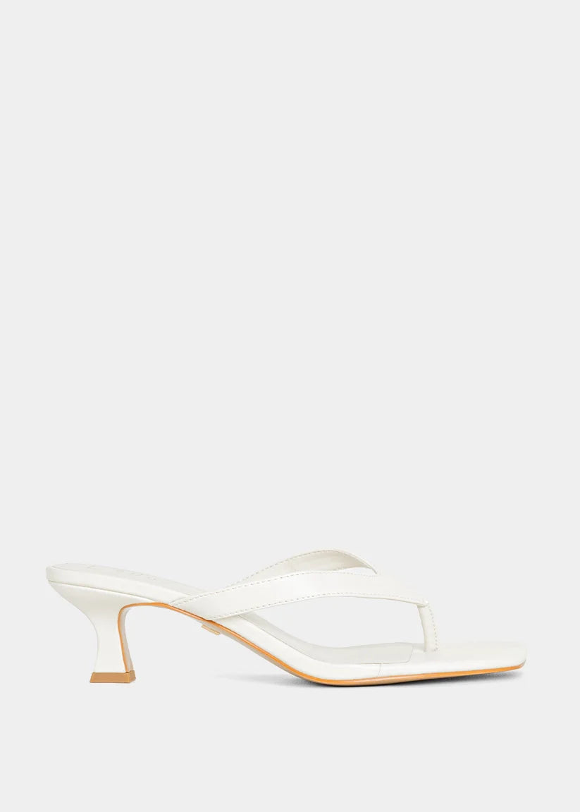 City Chic Kitten Heel (Bone)