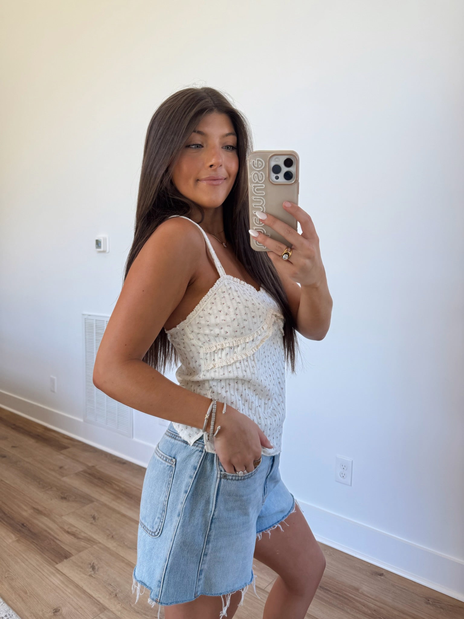 Petal Pointelle Tank