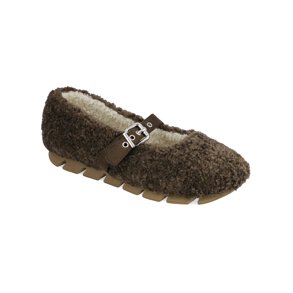 The Teddy Ballerinas (Brown) (SIZE DOWN)