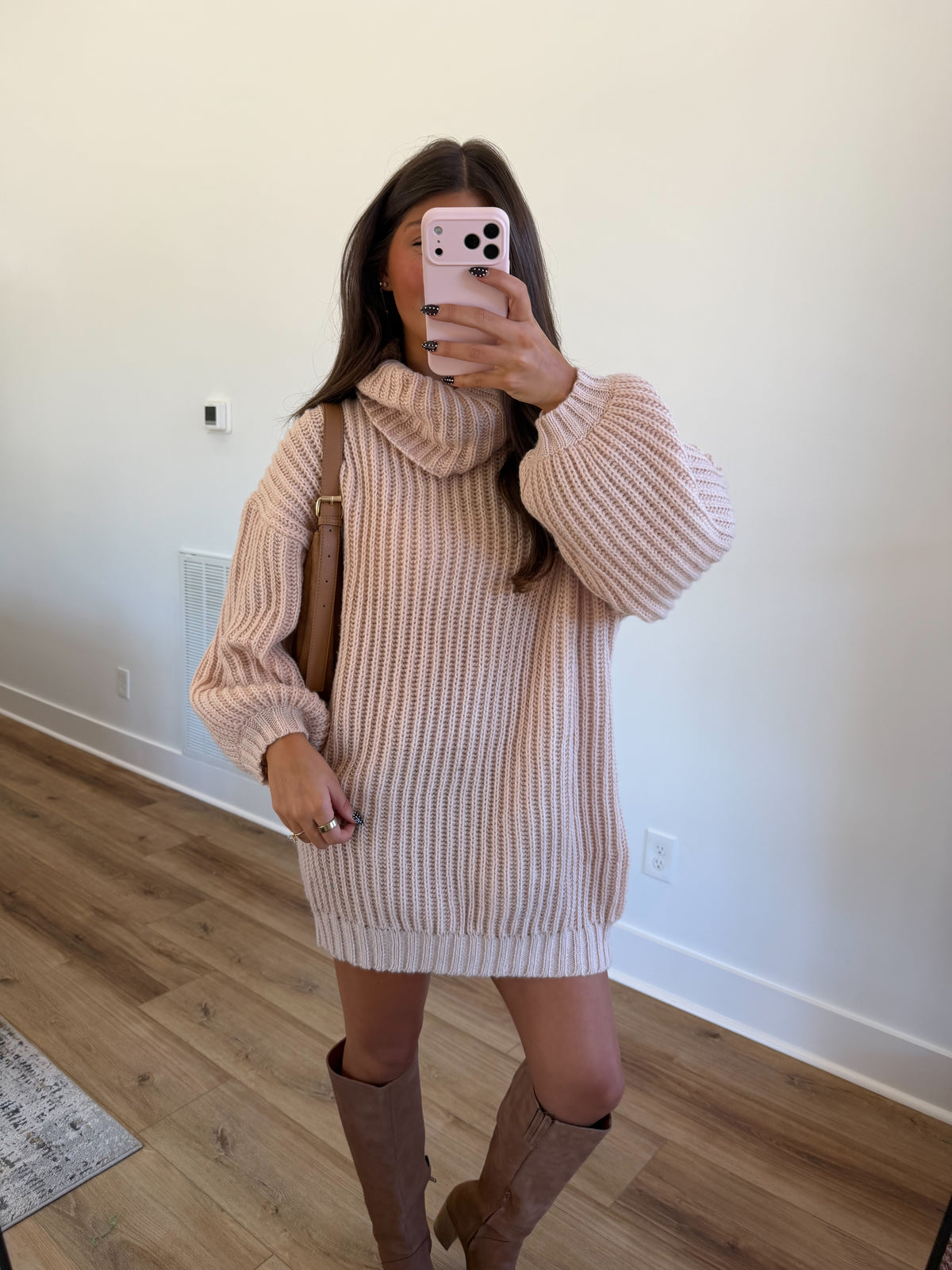 Vanilla Latte Sweater Dress