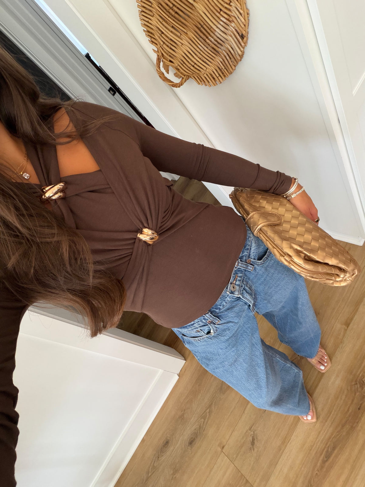 Camille Gold Detail Top