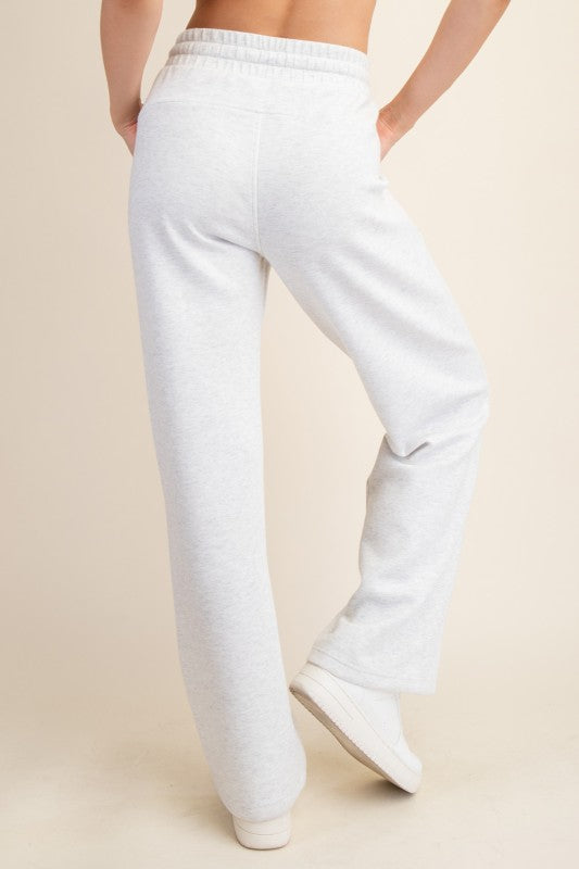 Butter Luxe Lounge Quarter Zip Set (Light Heather Grey)