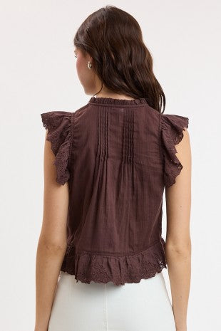 Genevieve Top (Brown)