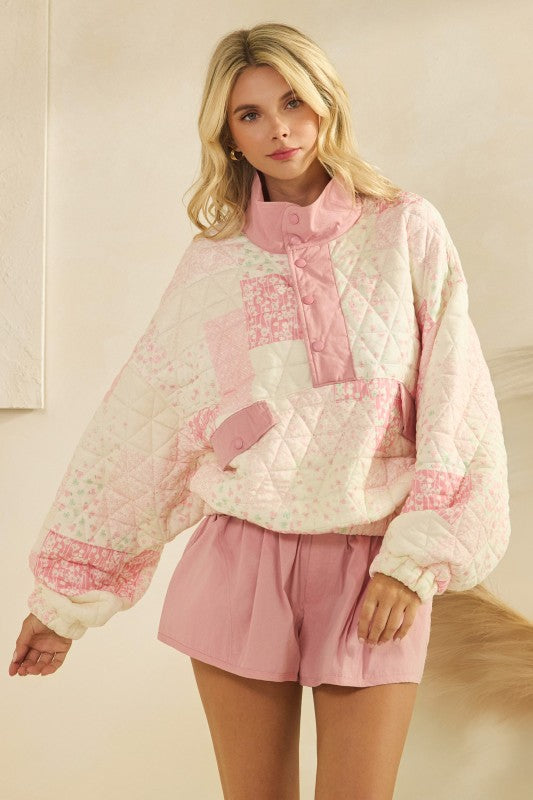 The Pink Patch Pullover