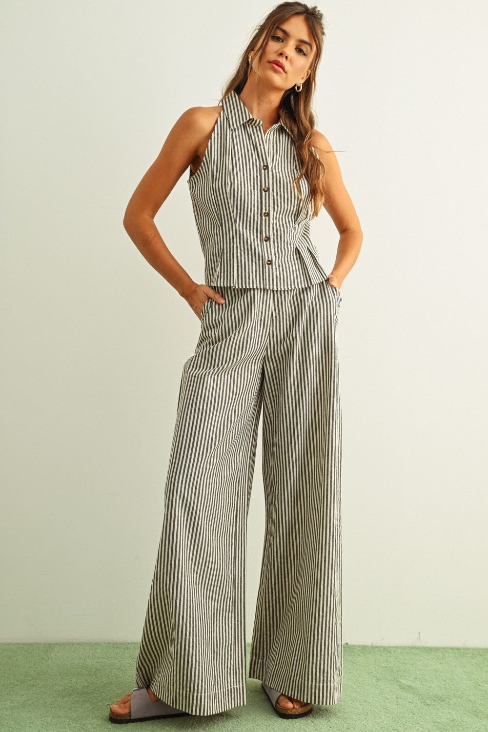 Coastal Pinstripe Set