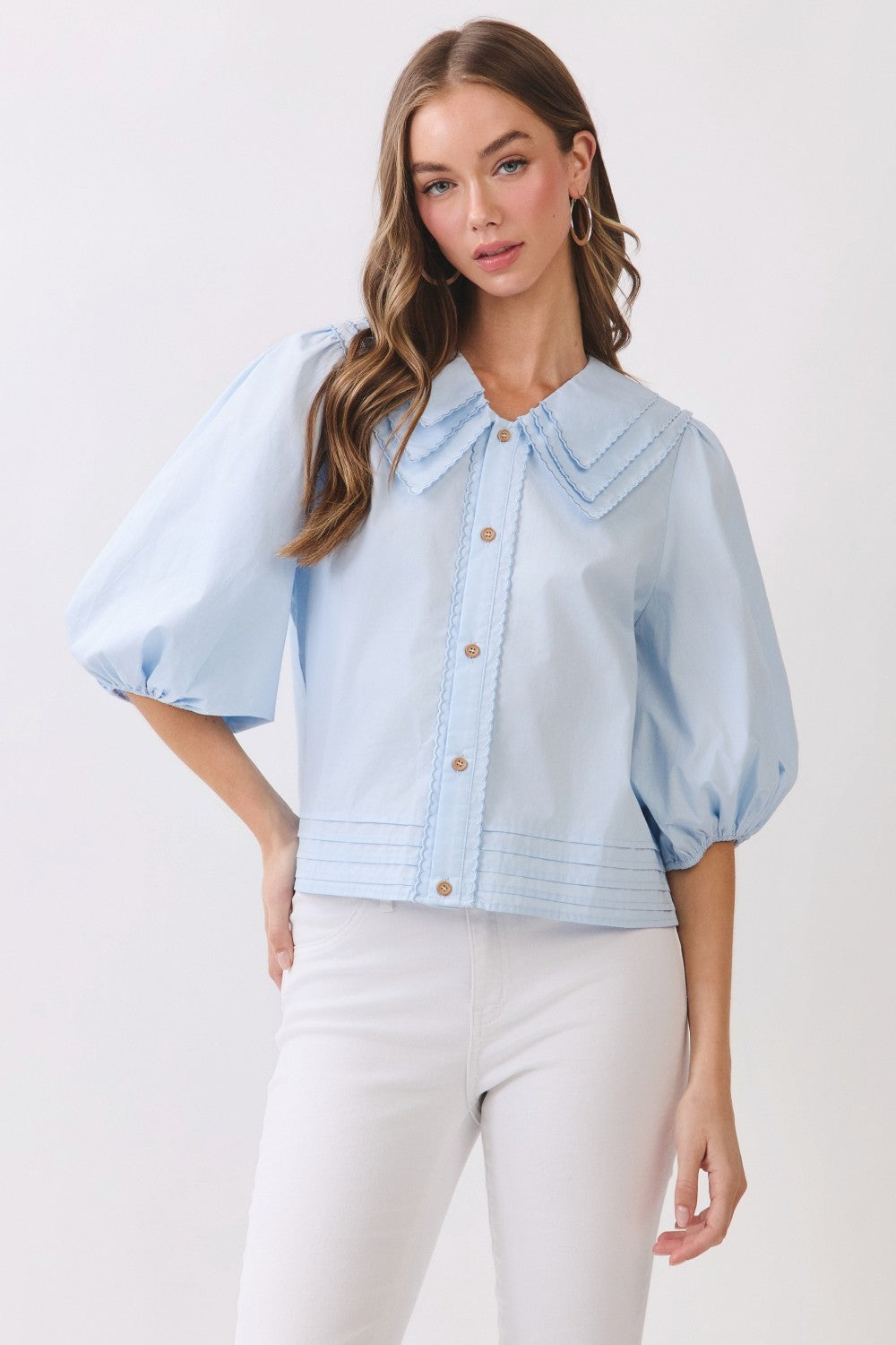 The Heirloom Blouse (Blue)