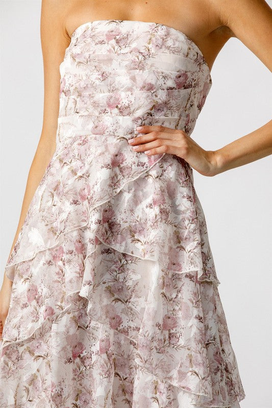 Fanci Ruffle Floral Dress