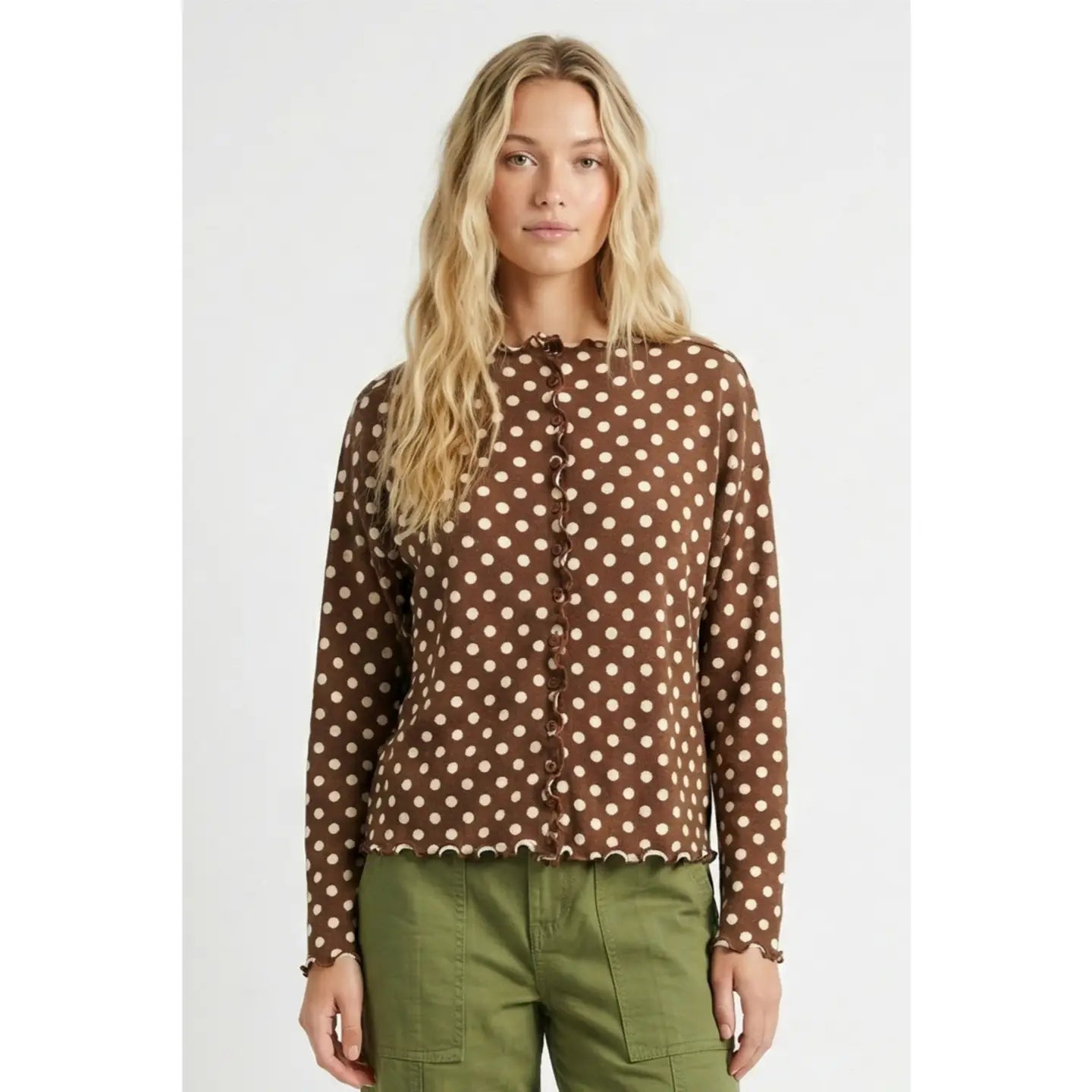 Mabel Polka Dot Cardigan