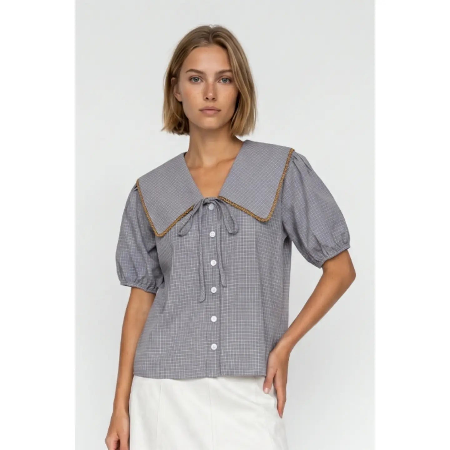 Pumpkin Patch Collar Top