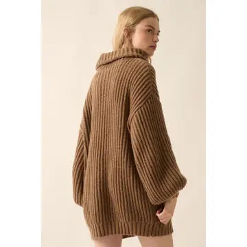 Charlie Knit Dress (Brown)