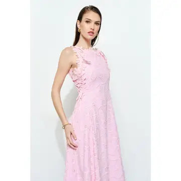 Blush Lace Midi