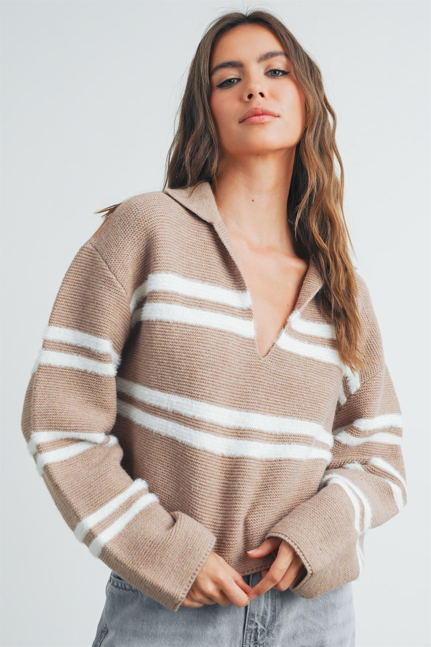 The Oat Stripe Sweater