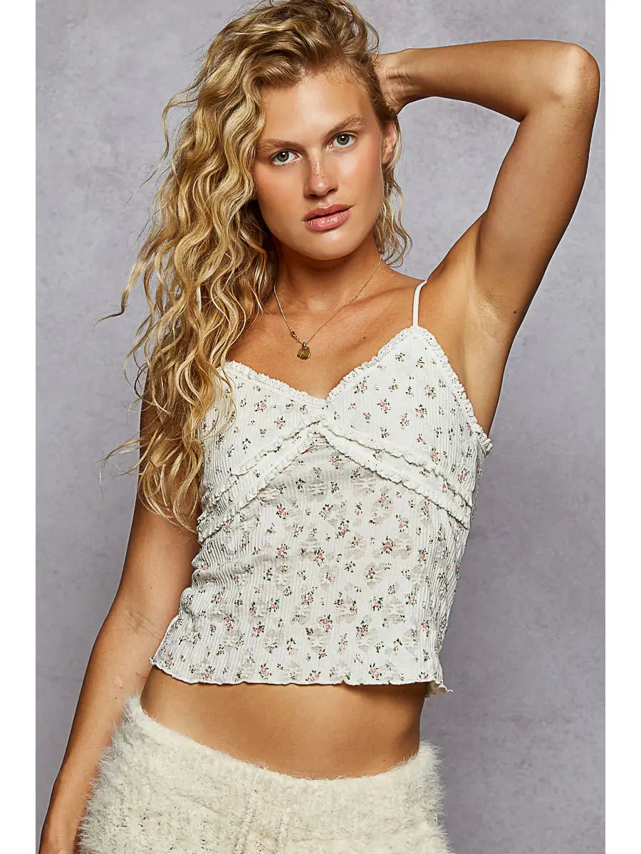 Floral Detail Tank