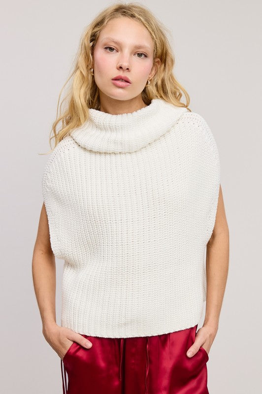 Ivory Cowl Neck Sweater (PRE-ORDER/Restock)