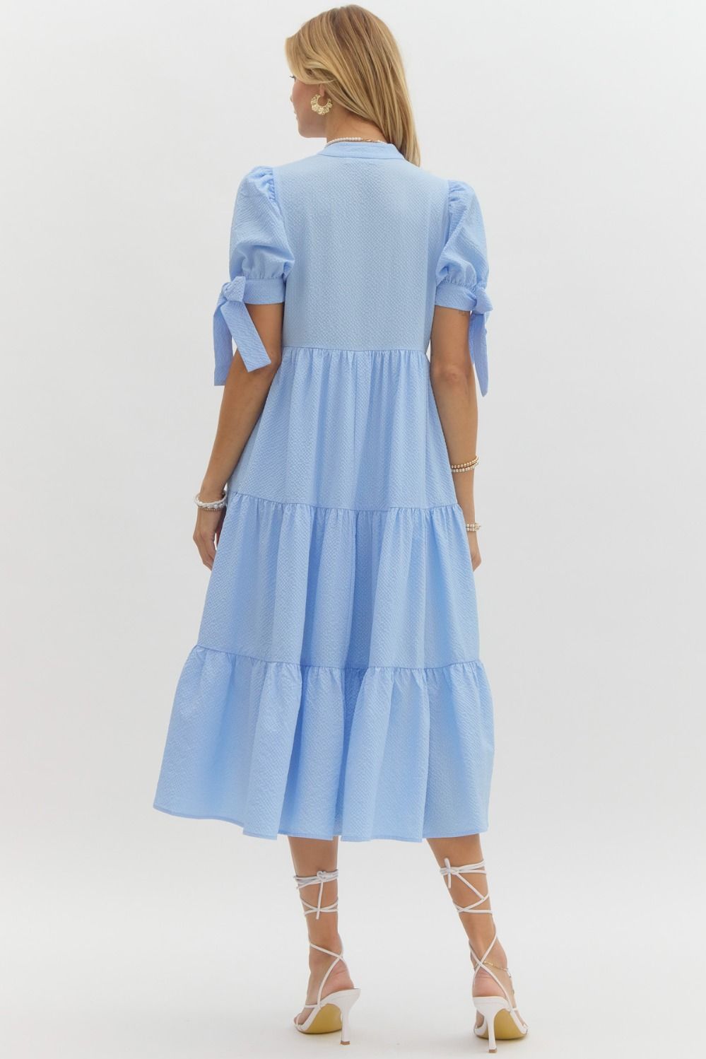 Sunday Best Midi Dress (Blue)