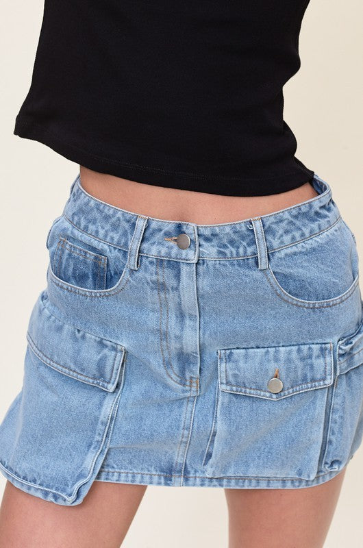 Girls Night Denim Skirt