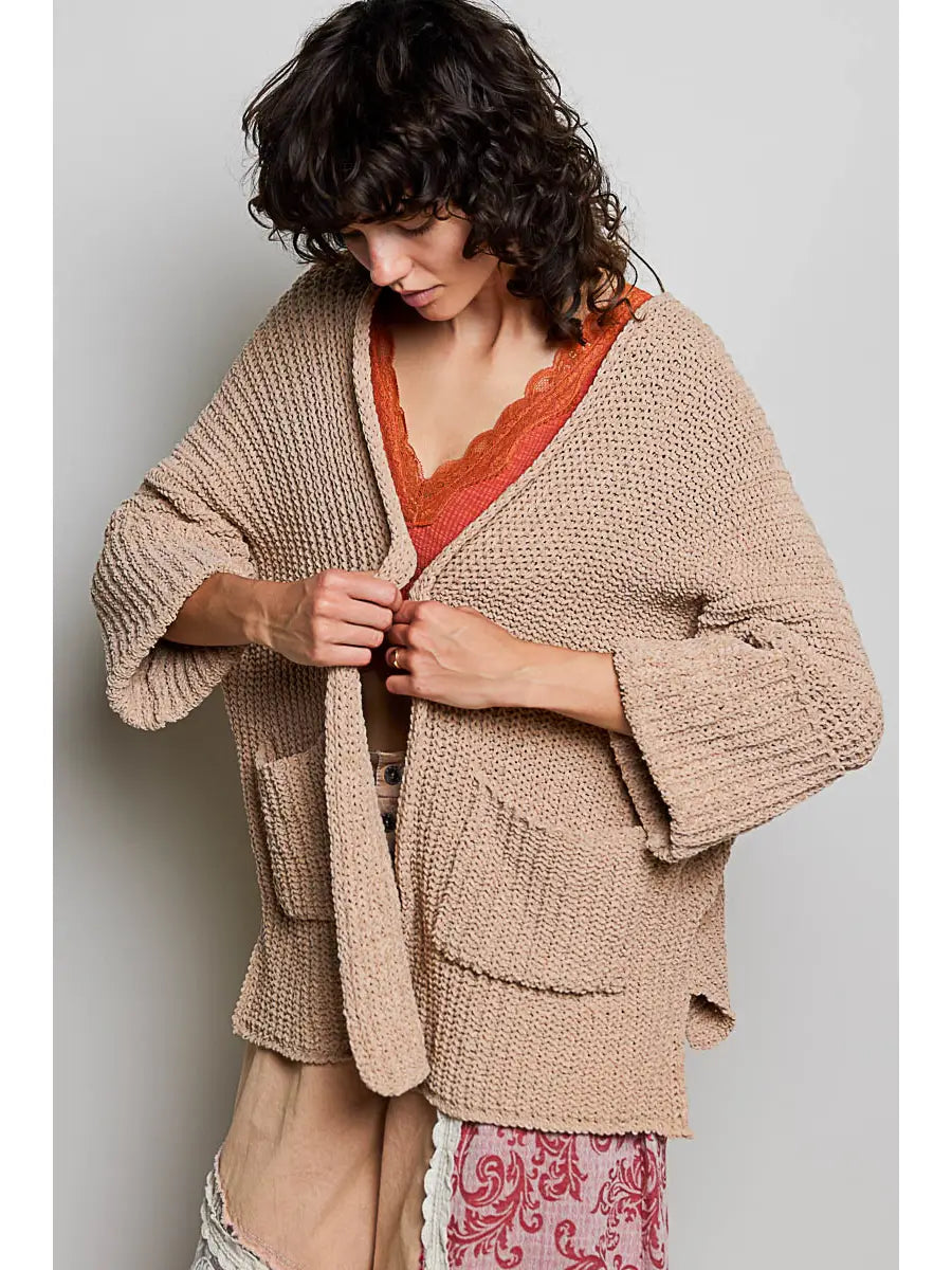 Meet Me in Fall Cardigan (Tan)