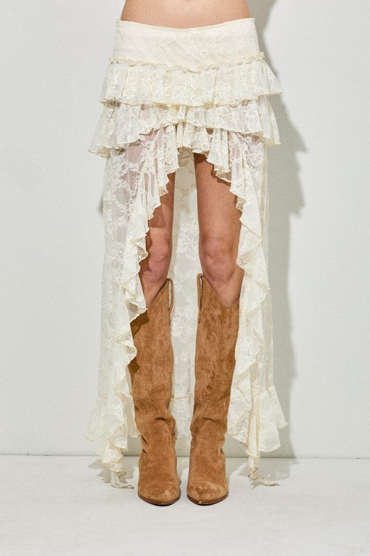 Amarillo Lace Skirt