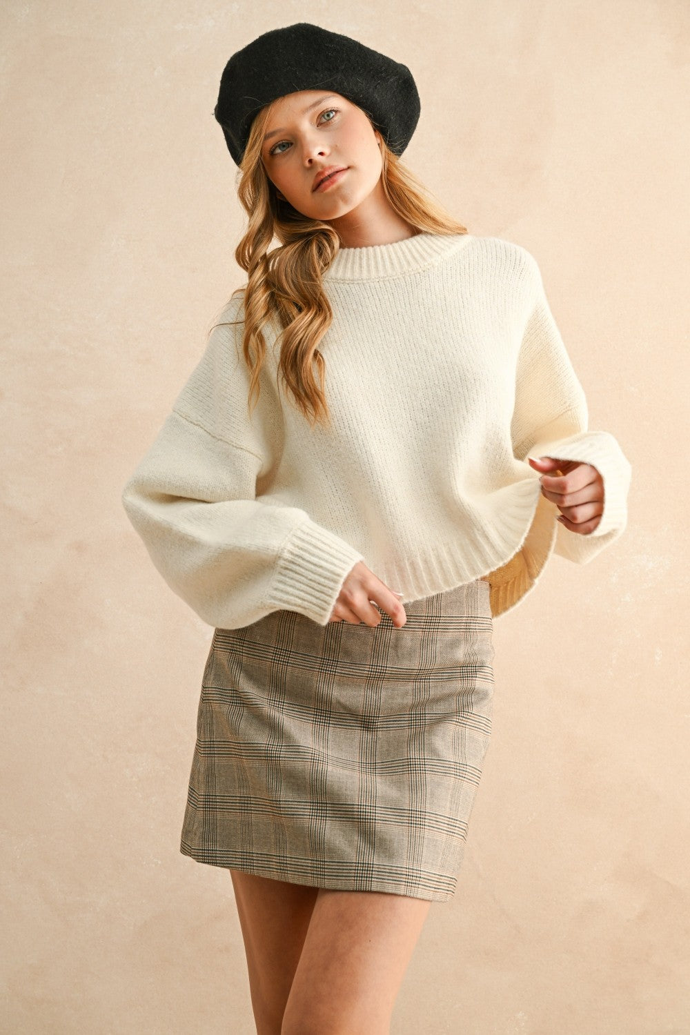 Madison Avenue Cream Sweater