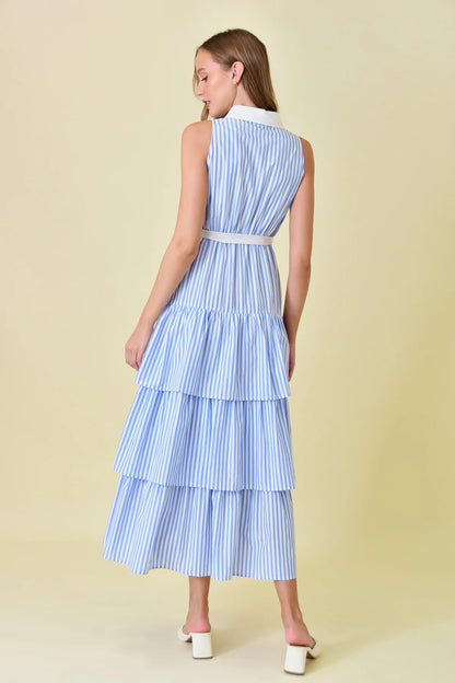 Seaside Stripes Maxi Dress