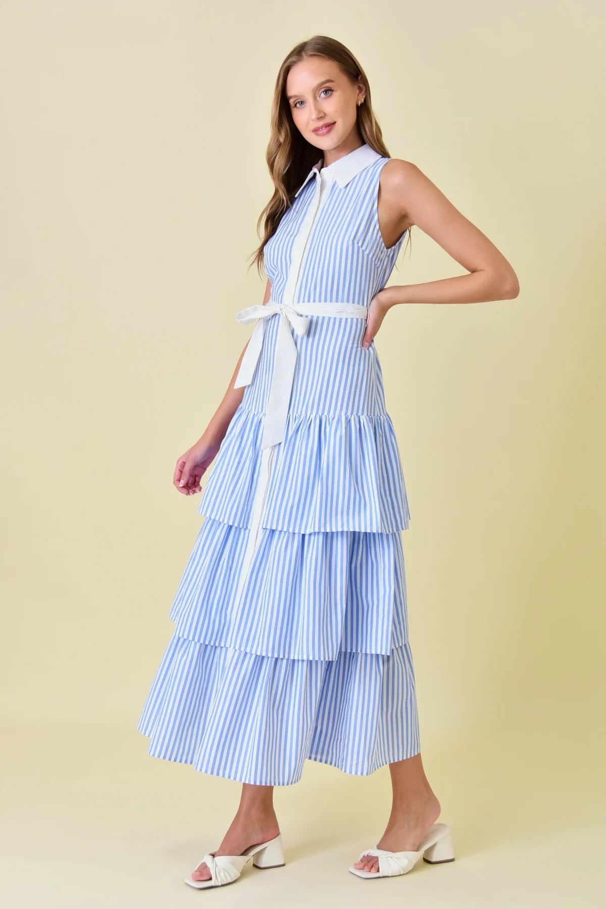 Seaside Stripes Maxi Dress